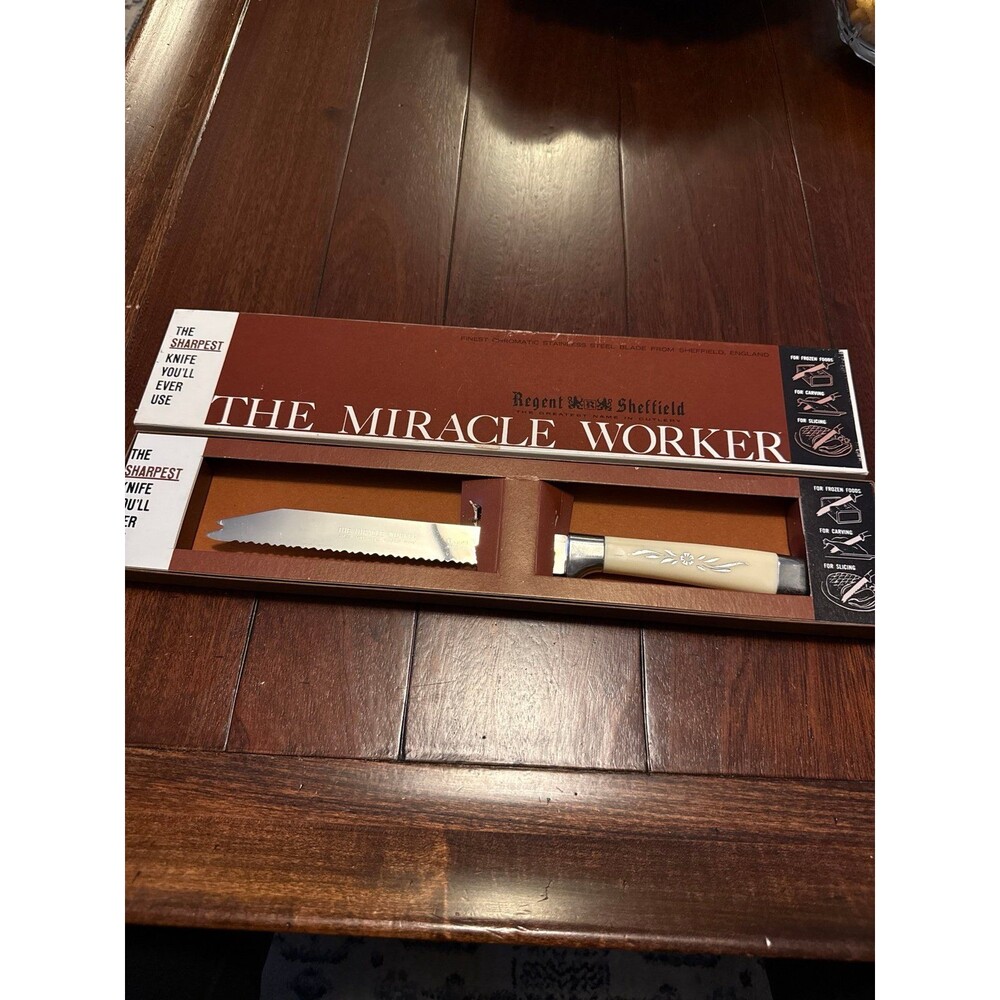 Regent Sheffield The Miracle Worker Stainless Steel Knife 12'' Inches, 7'' Blade